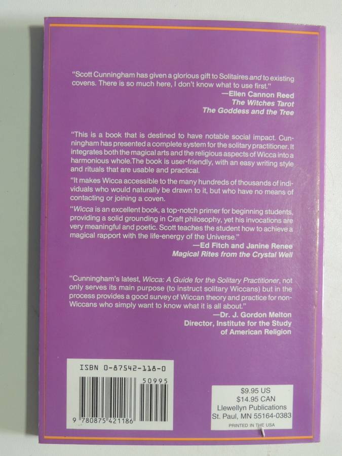 Wicca, A Guide for the Solitary Practitioner - Scott Cunningham