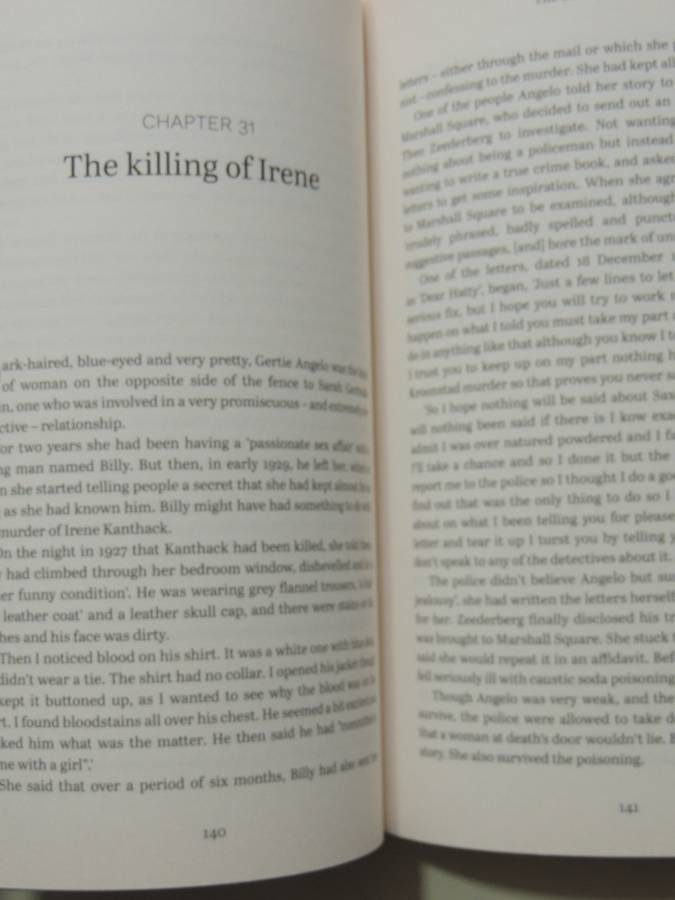 Daisy de  Melker, Hiding among killers in the City of Gold - Ted Botha