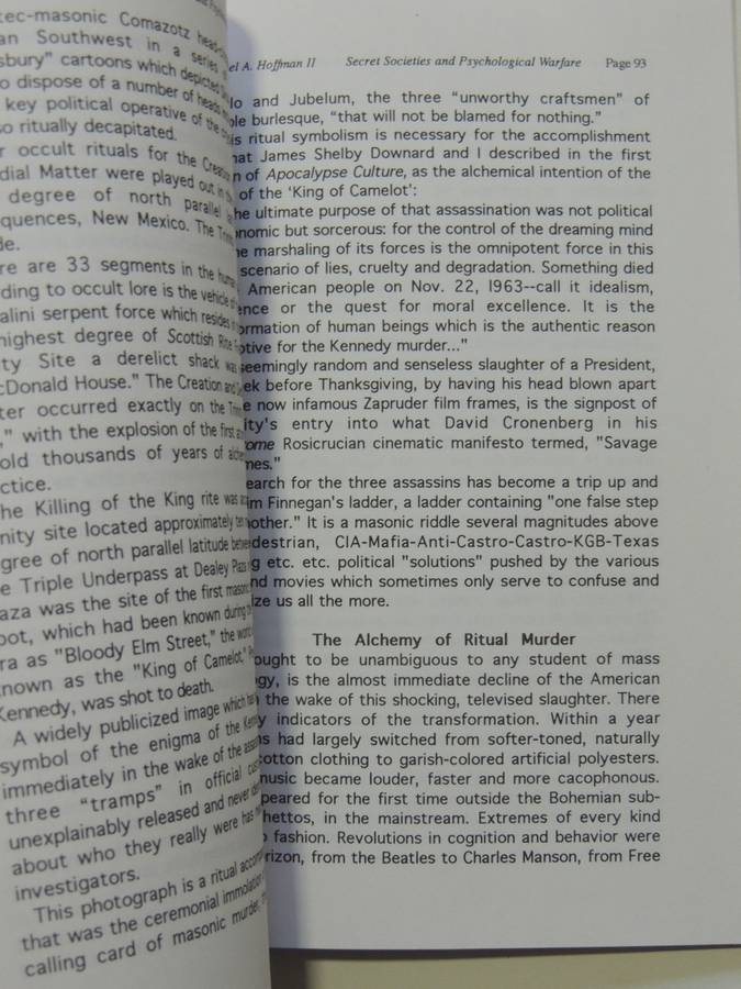 Secret Societies And Psychological Warfare- Michael A. Hoffman II