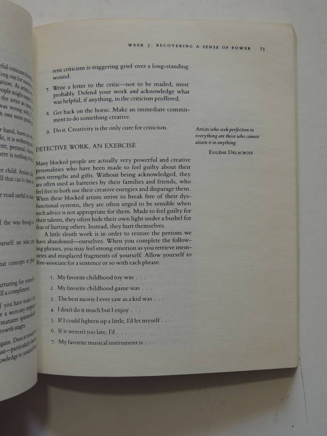 The Artist`s Way, A Course in Discovering & Recovering your Creative Self - Julia Cameron