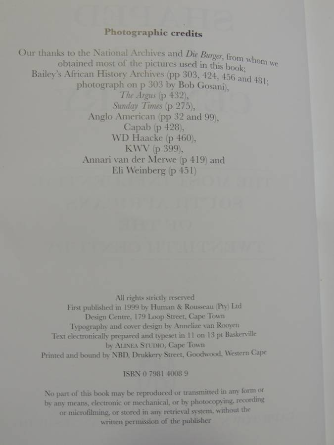 They Shaped Our Century - The Most Influential South Africans Of The Twentieth Century