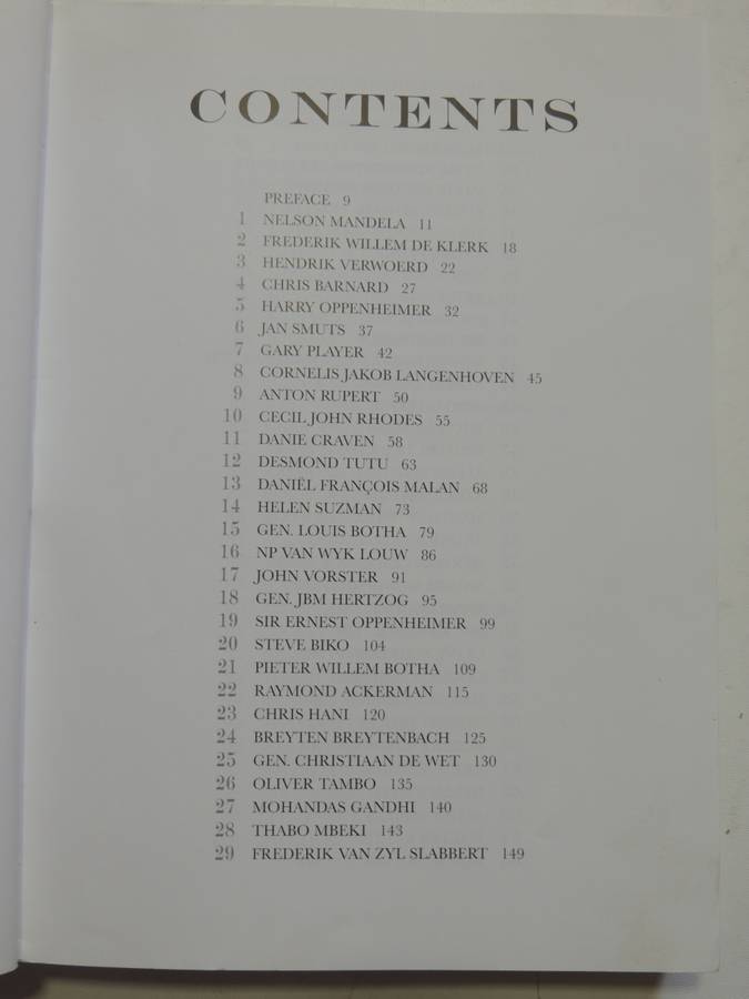 They Shaped Our Century - The Most Influential South Africans Of The Twentieth Century