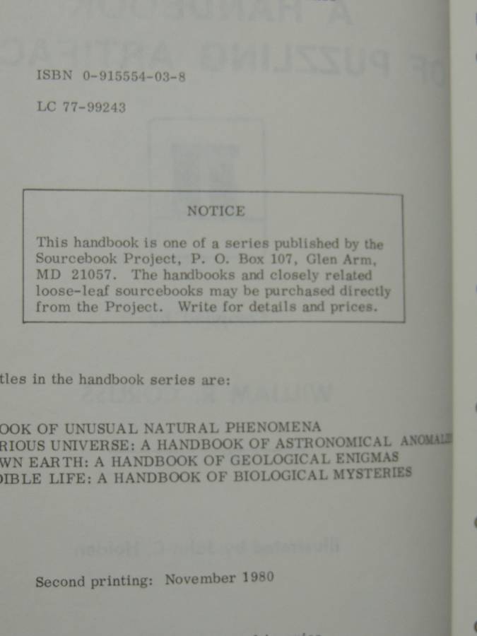 Ancient Man: A Handbook Of Puzzling Artifacts - William R. Corliss