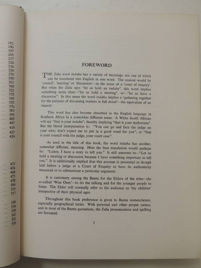 Indaba My Children  - Vusamazulu Credo Mutwa    2nd printing 1965