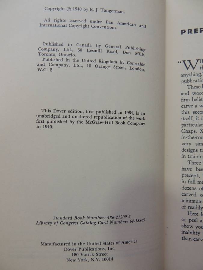 Design & Figure Carving. 1298 Illustrations - E J Tangerman