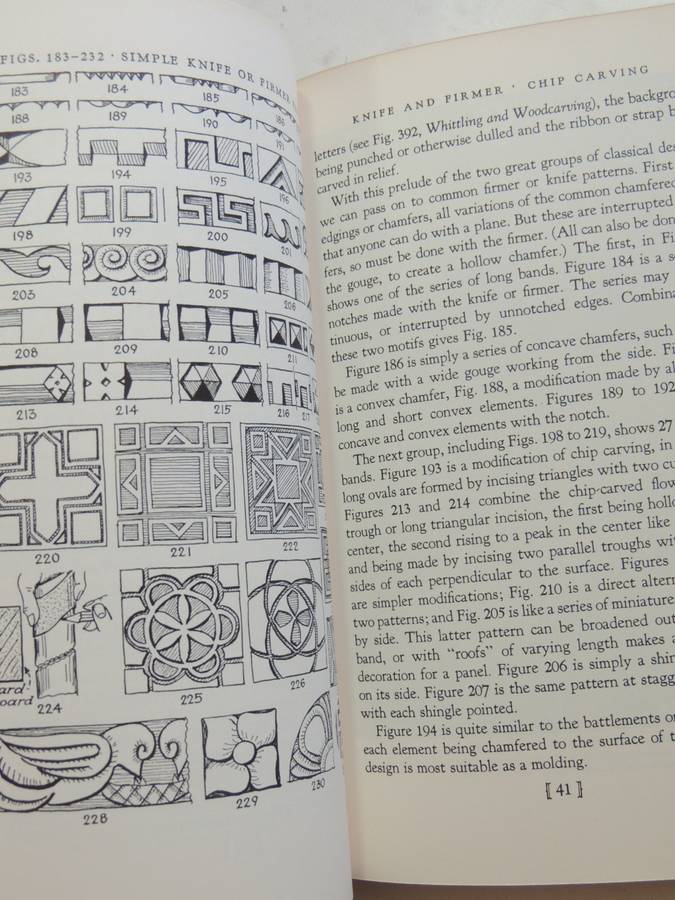Design & Figure Carving. 1298 Illustrations - E J Tangerman