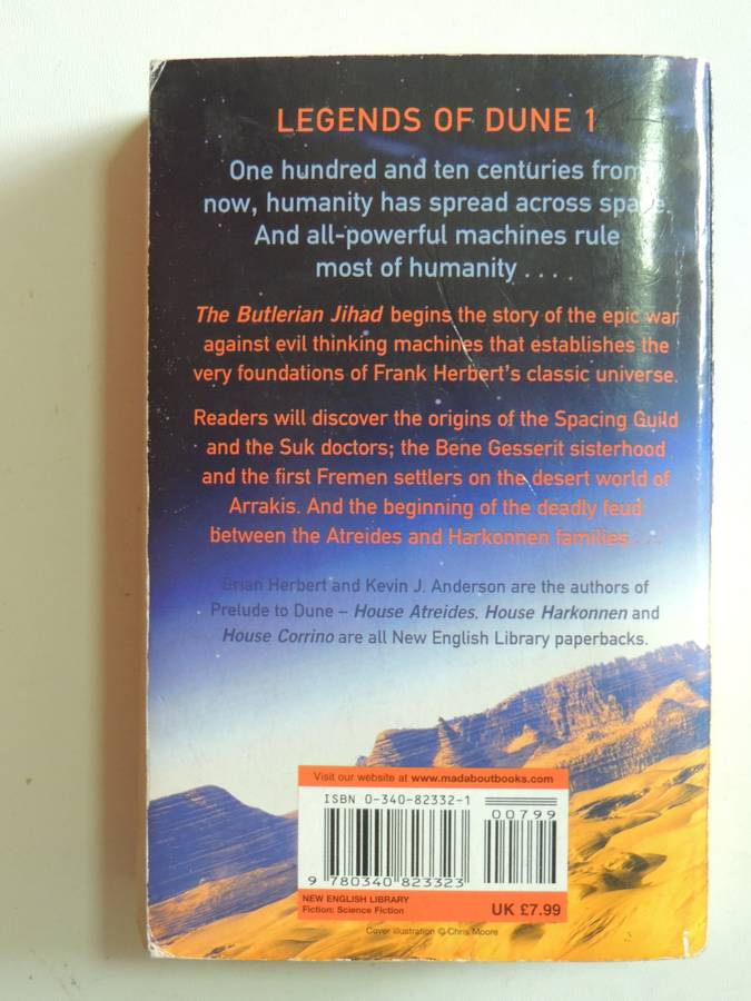 The Butlerian Jihad - Legends Of Dune 1 - Brian Herbert & Kevin J. Anderson