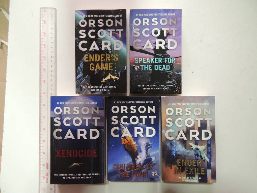 Ender's Game, Speaker .. Dead, Xenocide, Children.. Mind,Ender in Exile, 5 Vol Set- Orson Scott Card