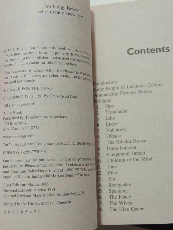Ender's Game, Speaker .. Dead, Xenocide, Children.. Mind,Ender in Exile, 5 Vol Set- Orson Scott Card