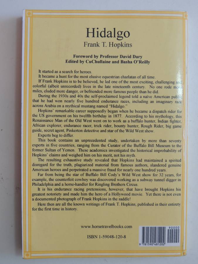 Hidalgo & Other Stories, The Complete Works of Frank T Hopkins, & Comprehensive Study- Frank Hopkins