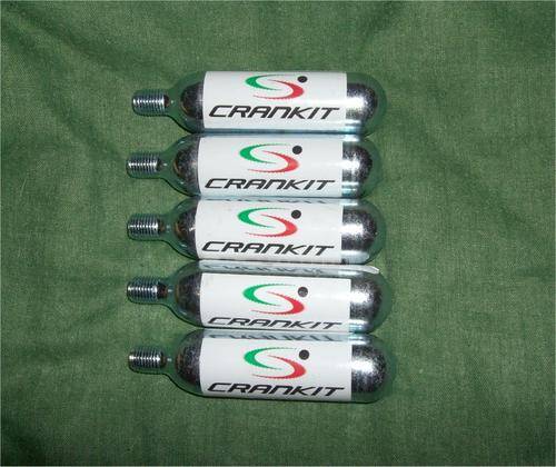 5x Crankit 16g CO2 Tyre Inflation Cartridges (Brand New and Unused)