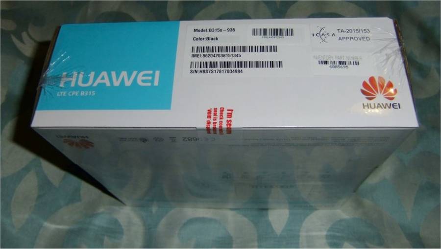 Huawei B315s-936 LTE Cat4 (150Mbps) Wireless Router supports up to 32 Devices (Brand New, Sealed)