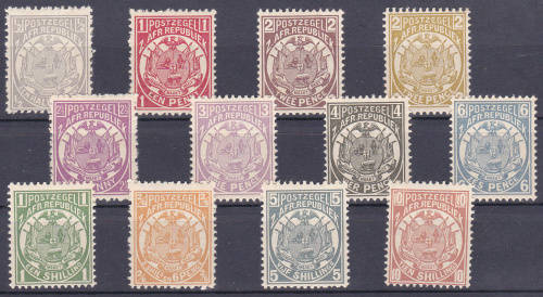 Transvaal 1885 mint not hinged set to 10/-  CV R 2776.00  view scans