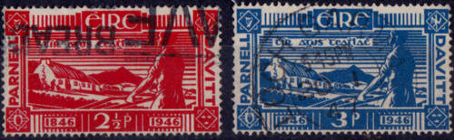 IRELAND, 1946. CS Parnell and M Davitt. Full set