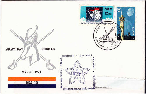 RSA, 1971. Army day. Cover