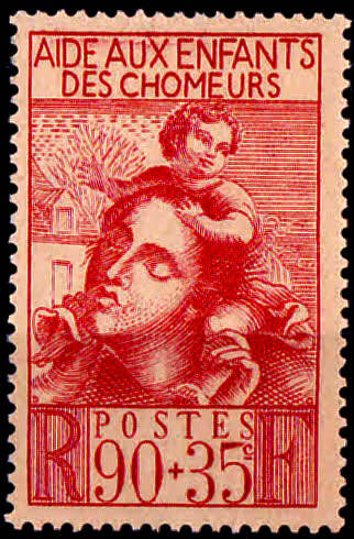 FRANCE, 1939 24 April, Charity Stamp, single issue, mint, CV +/-R 25.00 view scans