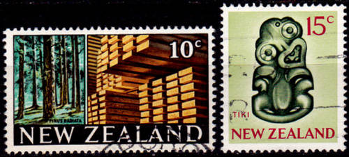 NEW ZEALAND 1968, Local Motifs, set, UH, CV +/-R 10.00, view scans