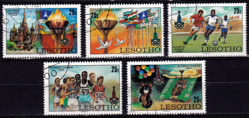 LESOTHO 1980, 20 Sept. OLYMPIC GAMES, set, UH, CV +/-R 45.00 view scans