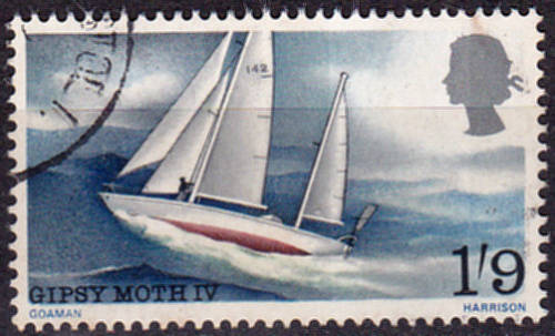 ENGLAND 1967, 24 July. ONE-MAN VOYAGE, single, UH, CV +/-R 5.00 view scans