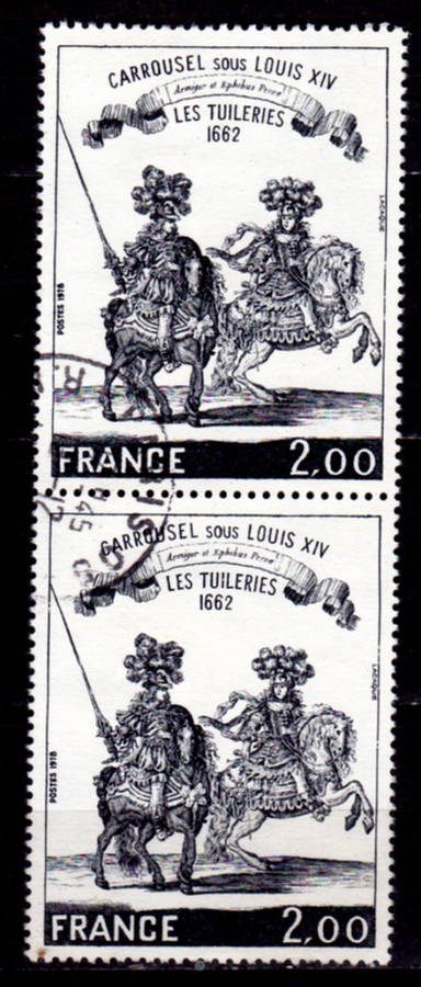 FRANCE 1978, 14 Jan. FRENCH ART, single pair, UNH CV +/-R 60.00 view scans