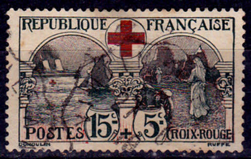 FRANCE 1918, Aug. RED CROSS CHARITY, single, UH, CV+/- R 1,060.00 view scans