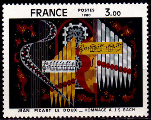 FRANCE 1980, 20 Sept. PAINTING BY JEAN PICART LE DOUX, single, MH, CV +/-R 20.00 view scans
