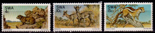 SWA 1976, 16 July. NATURE CONSERVATION, set, MNH, CV R 9.00 view scans