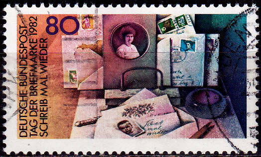 GERMANY 1982, 14 Oct. DAY OF STAMPS, single, UH, CV+/- R 10.00 view scans