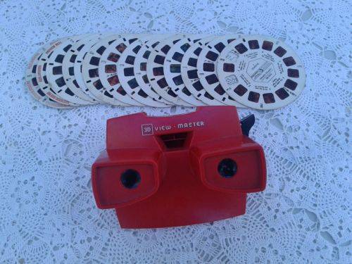 BACK TO THE 80's Vintage View Master 3D + 12 Skyfies