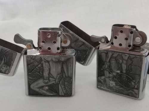 1 Zippo And 6 Zippo lookalikes