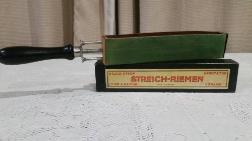 VINTAGE STRECH RIEMEN RAZOR STROP JUCHTEN