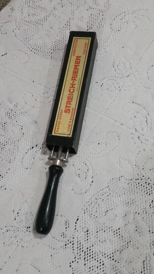 VINTAGE STRECH RIEMEN RAZOR STROP JUCHTEN