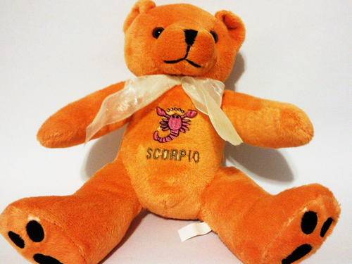 Orange Teddy (+-25cm) Star Sign Scorpio