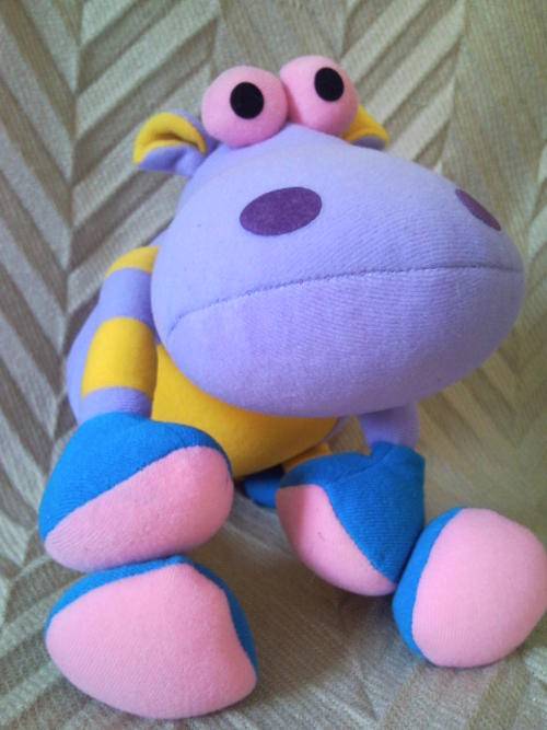Colorful Hippo With Long Legs
