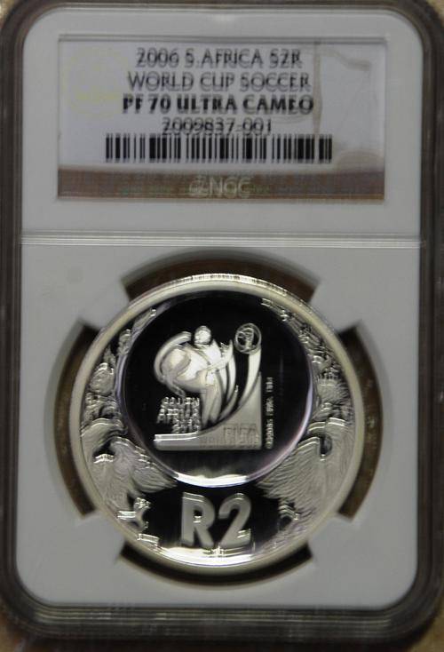 WOW 2006 SA S2R World Cup Soccer NGC Graded PF 70UC