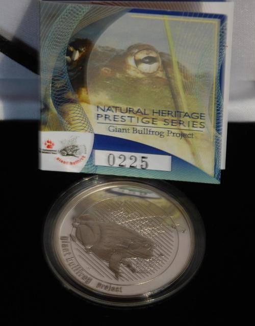 WOW - GIANT BULLFROG PROJECT - EWT - 1Oz SILVER - Heritage Prestige Series