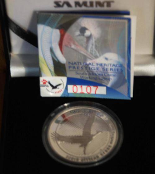 WOW - SA CRANE WORKING GROUP - EWT - 1Oz SILVER - Heritage Prestige Series