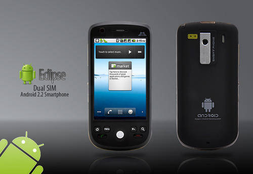 Eclipse - Dual SIM Android 2.2 Smartphone (Black)