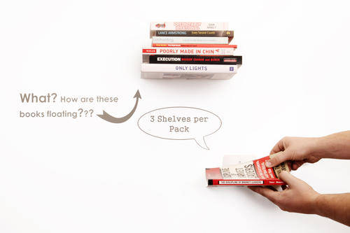 Floating Bookshelf (Set of Three)