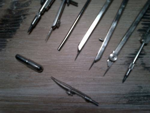 Vintage drawing set in original box