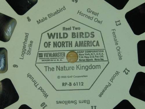 A Vintage collection of 6 "The nature Kingdom"  3D picture Reels - View Master