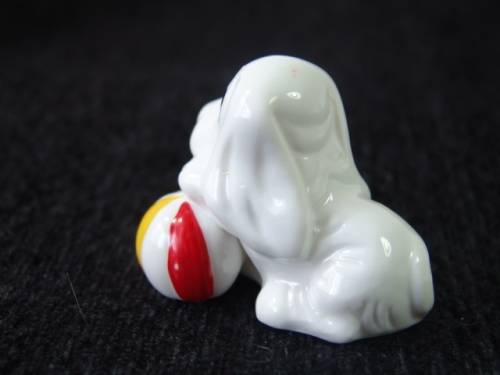 Vintage Ceramic Dog figurine - hand painted