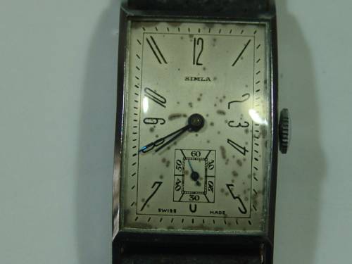 Lot of 3 Vintage mechanical wrist Watches, Lanco, Climax and Simla - not working