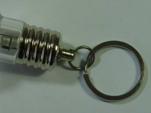 Bright white LED ball Key Holder / Toy