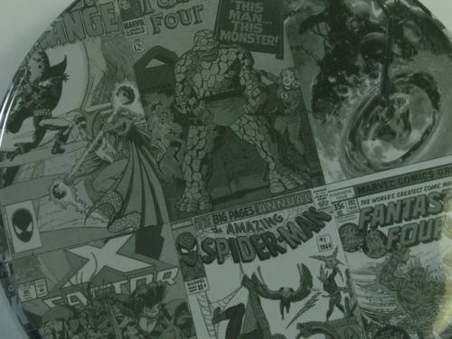 Marvel Coasters with Spiderman motive, set of 4 in tin