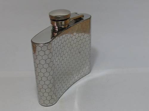 Stainless steel hip flask, 5oz