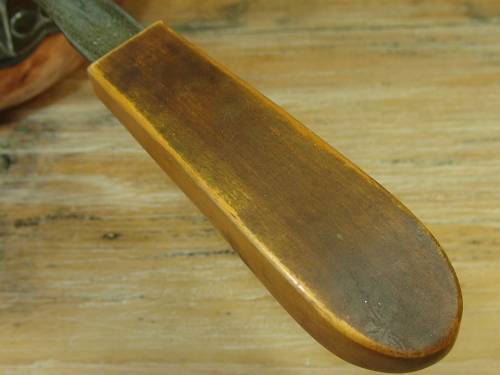 Hammered copper pot with lid, 17cm diam, vintage