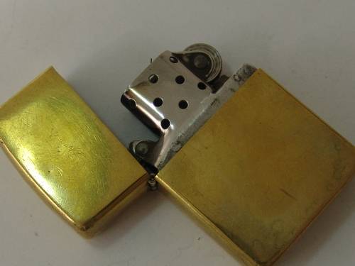 Vintage Zippo Bradford PA Lighter, USA - gold
