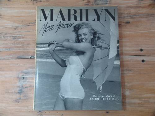 Vintage Marilyn Monroe soft cover book, Marilyn Mon Amour, 155 pages - 1986