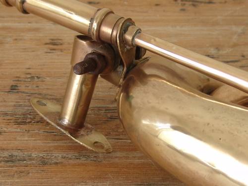 Very old original Rama brass car Horn - large 51cm